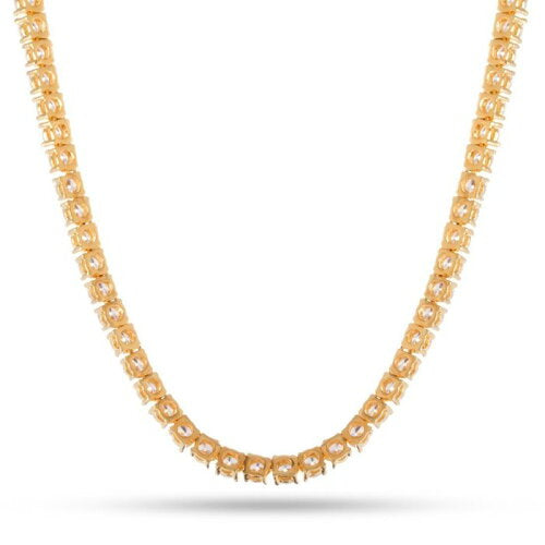 Tennis Chain Necklace 4mm 14K Gold ネックレス ゴールド テニス チェーン