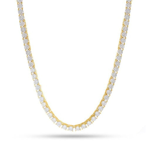 Tennis Chain Necklace 4mm 14K Gold ネックレス ゴールド テニス チェーン