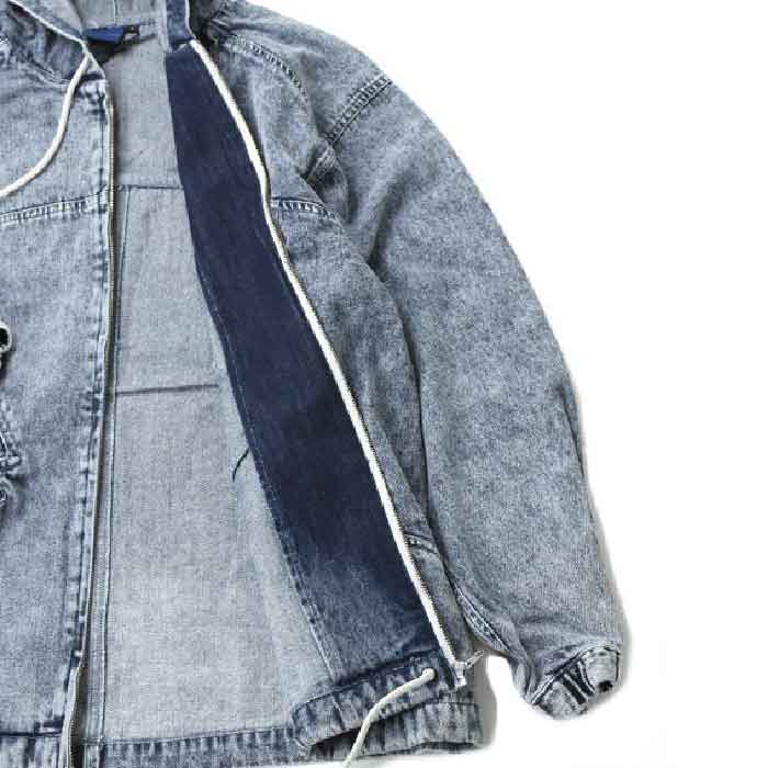 SHELLTER ONLINE SHOPはInterbreed(インターブリード)正規取扱 / Interbreed(インターブリード)のAcid  Washed Hood Jacket アシッド ウォッシュ デニム フード ジャケット公式通販サイト / Interbreed(インターブリード)の服や新作アイテムをオンラインでご購入いただけ  ...