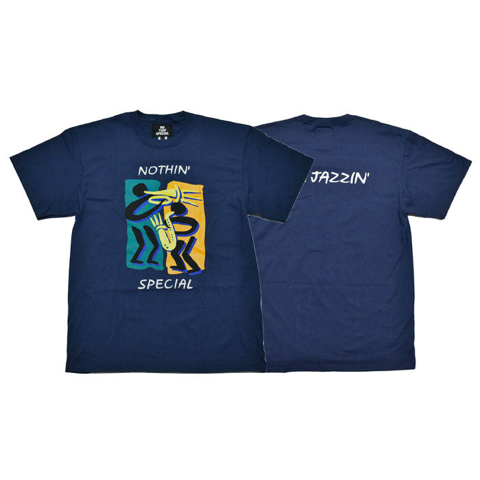 Be Jazzin' S/S Tee 半袖 Tシャツ Navy ネイビー