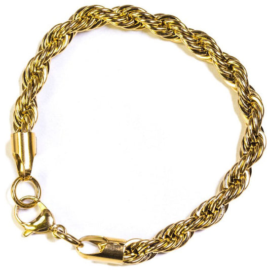 Rope Chain Bracelet Gold ブレスレット ゴールド jewelry ロープ チェーン