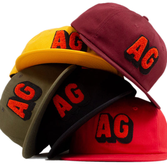 AG Patch Logo 6 Panel Cap パッチ ロゴ パネル キャップ 帽子