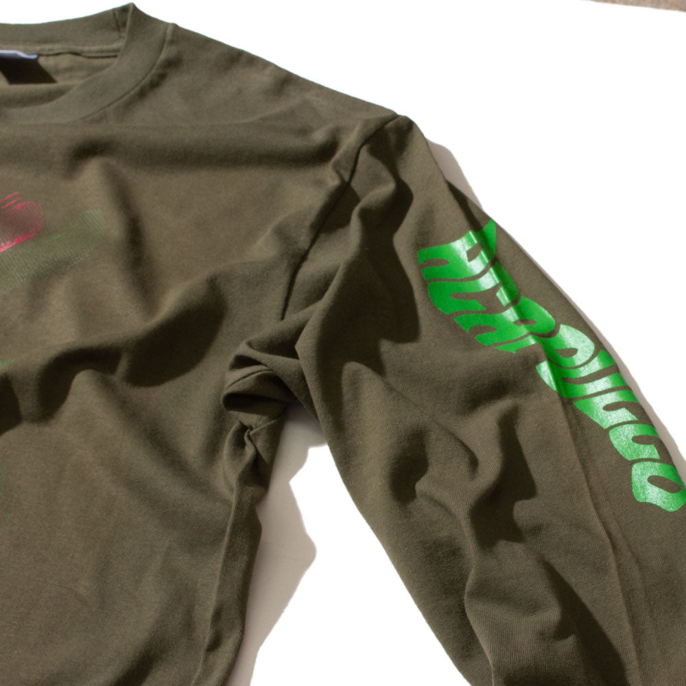 Are You Experienced L/S Tee ロングスリーブ ロンT 長袖 Tシャツ Olive Green