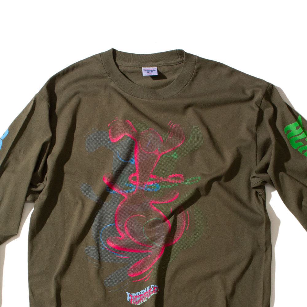 Are You Experienced L/S Tee ロングスリーブ ロンT 長袖 Tシャツ Olive Green