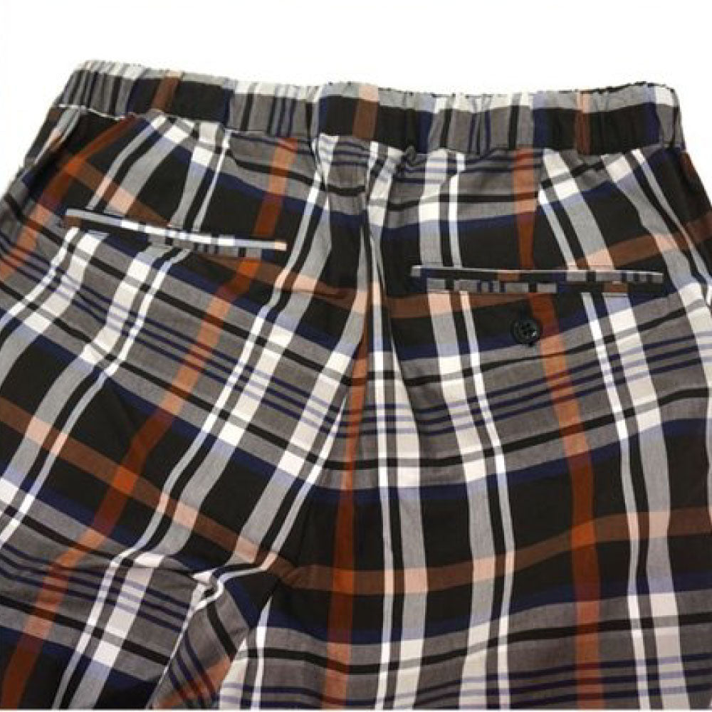Patterned Pajama Pants チェック パターン パジャマ パンツ プレイド Brown Plaid