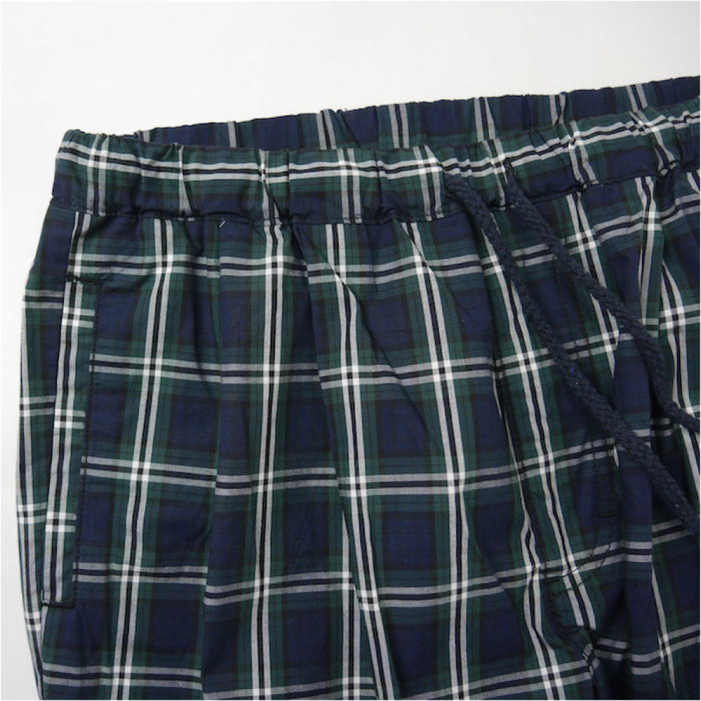 Patterned Pajama Pants チェック パターン パジャマ パンツ プレイド Navy