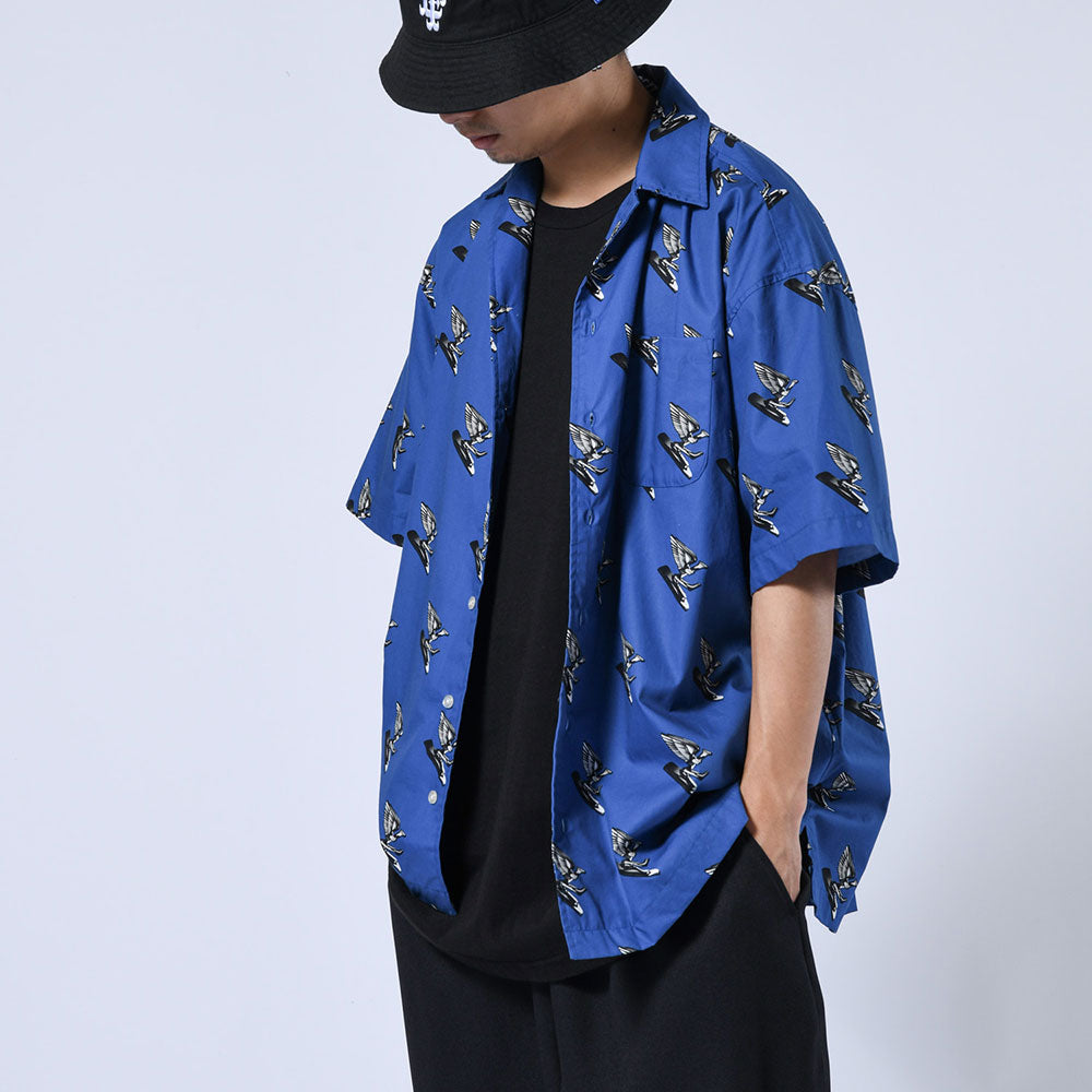 Wing Emblem S/S Shirt 半袖 開襟シャツ