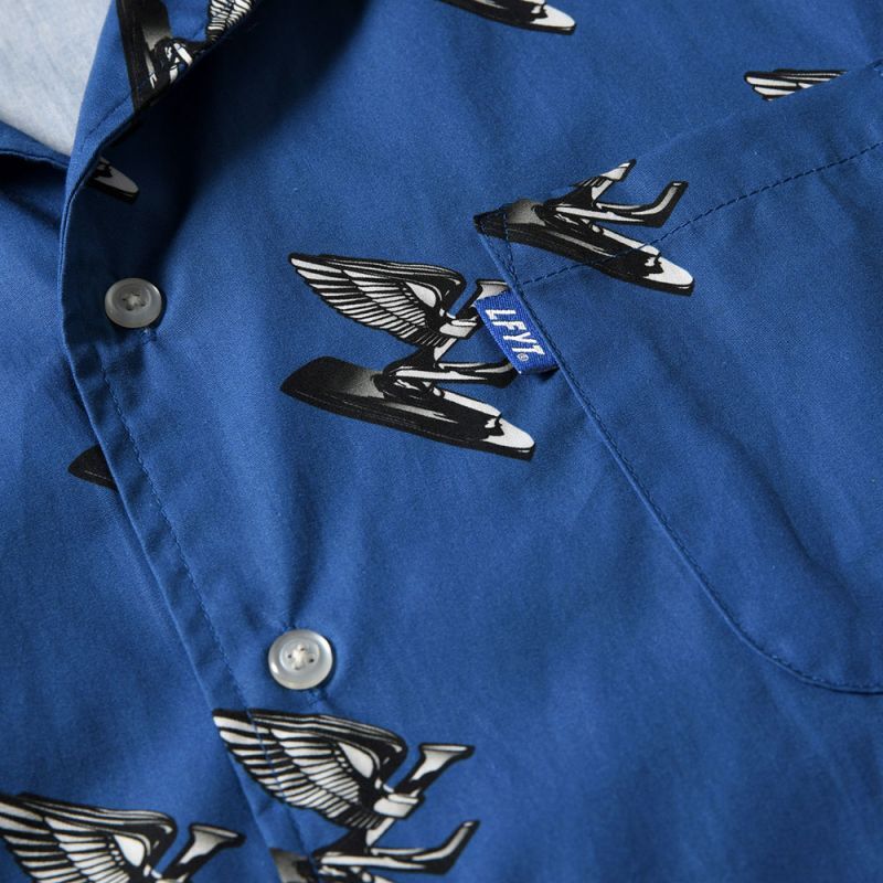 Wing Emblem S/S Shirt 半袖 開襟シャツ