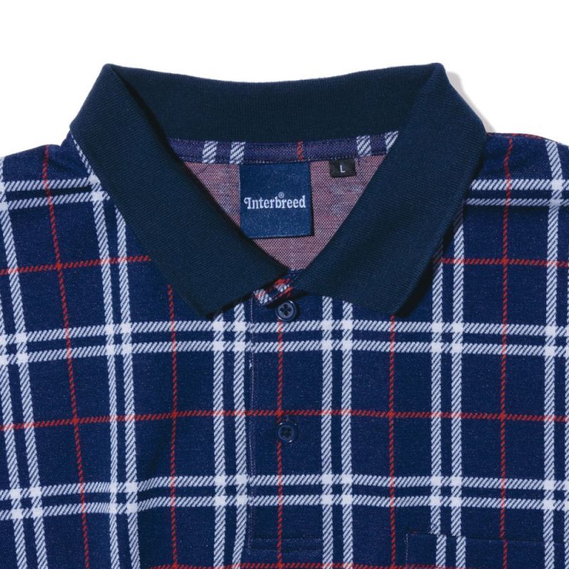 Classic Plaid Check S/S Polo Shirt Tartan Check タータン チェック 半袖 ポロ シャツ