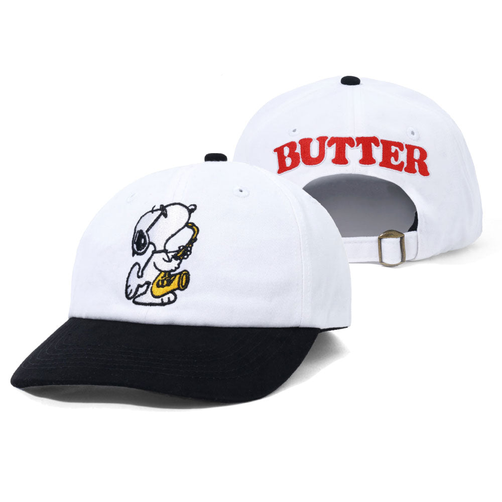 X Peanuts Jazz 6Panel Cap ピーナッツ ジャズ ロゴ パネル キャップ 帽子