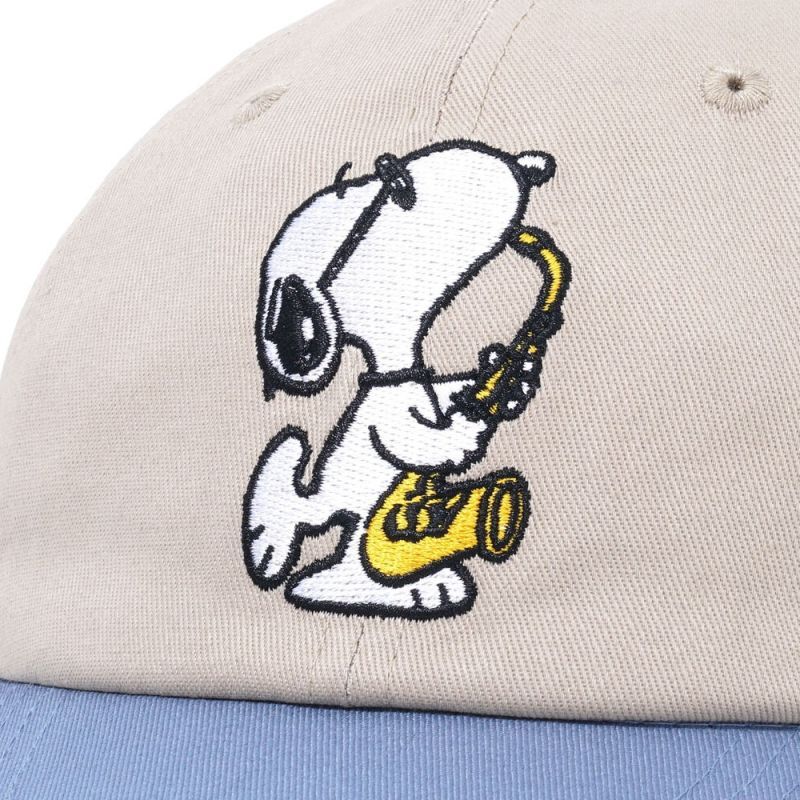 X Peanuts Jazz 6Panel Cap ピーナッツ ジャズ ロゴ パネル キャップ 帽子