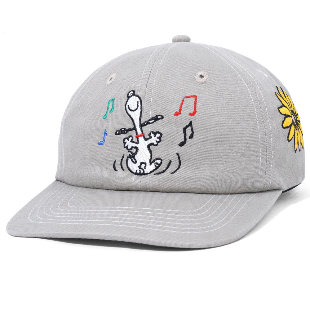 X Peanuts Dance 6Panel Cap ピーナッツ ダンス ロゴ パネル キャップ 帽子