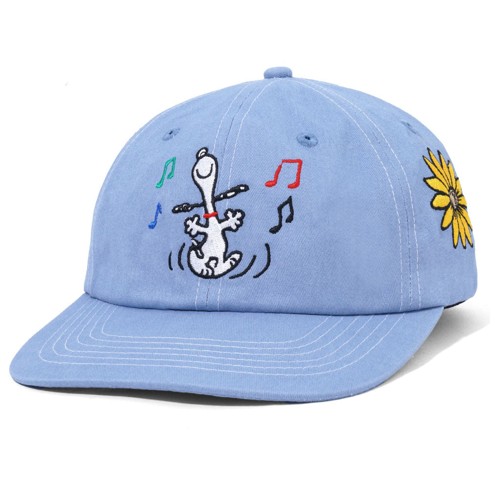 X Peanuts Dance 6Panel Cap ピーナッツ ダンス ロゴ パネル キャップ 帽子