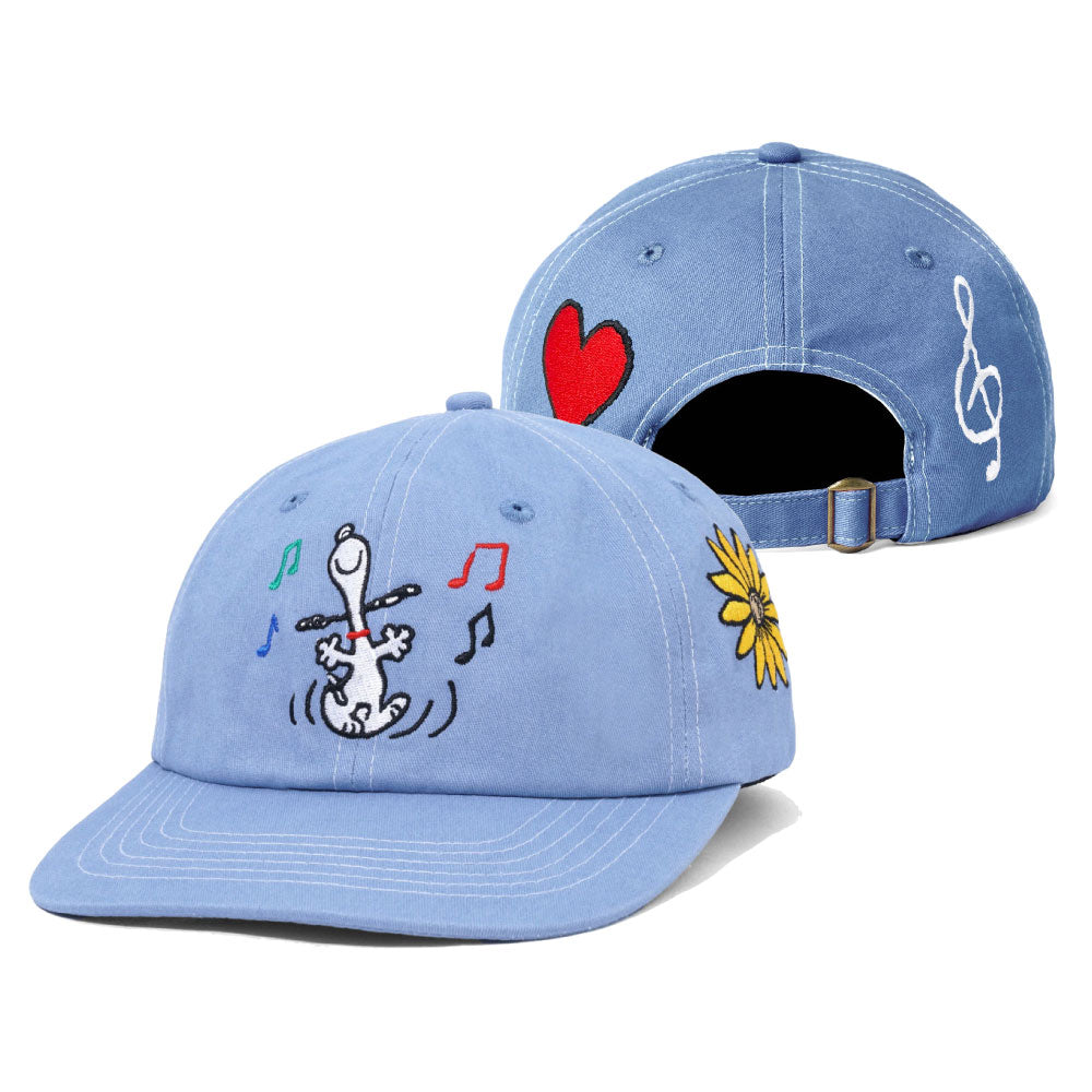 X Peanuts Dance 6Panel Cap ピーナッツ ダンス ロゴ パネル キャップ 帽子