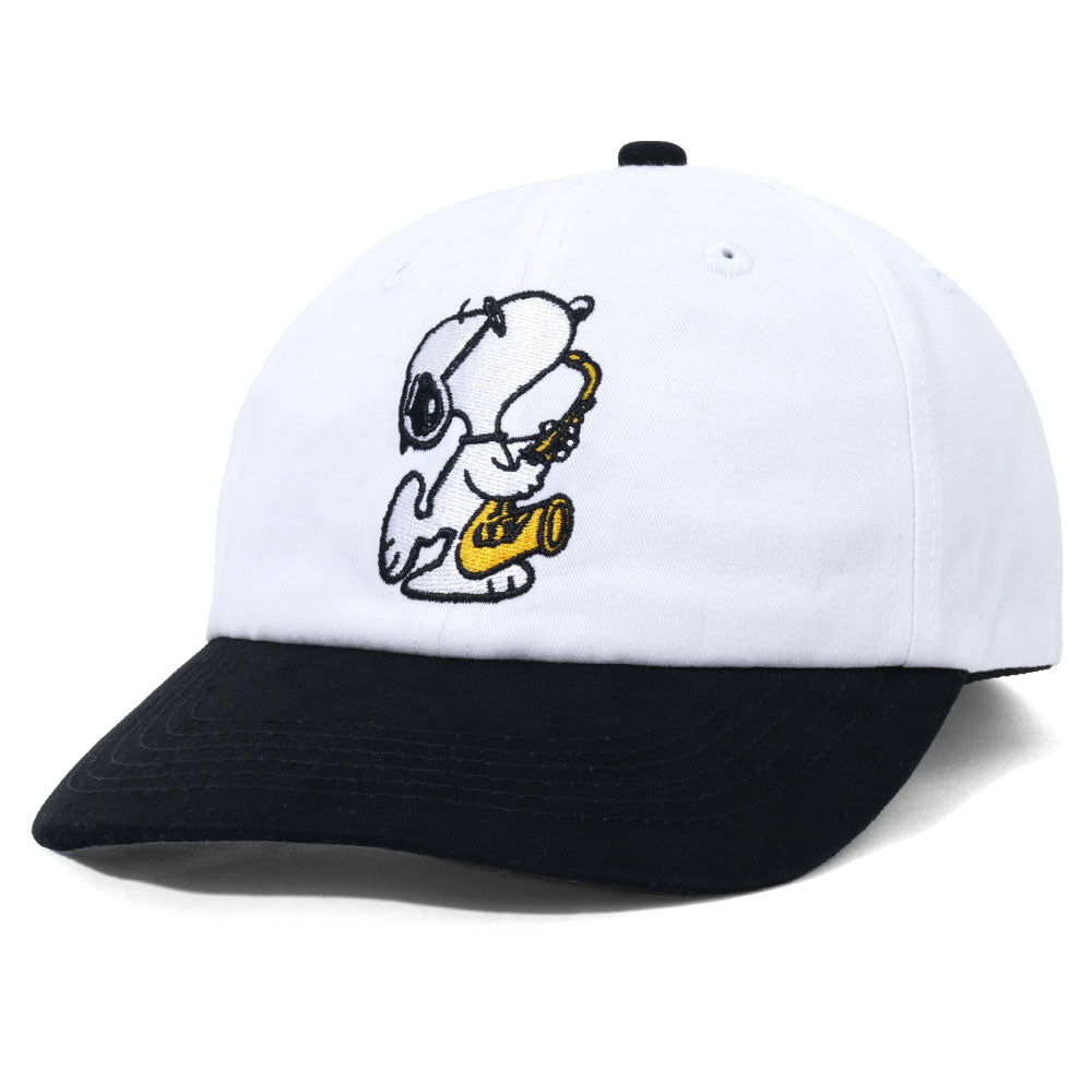 X Peanuts Jazz 6Panel Cap ピーナッツ ジャズ ロゴ パネル キャップ 帽子