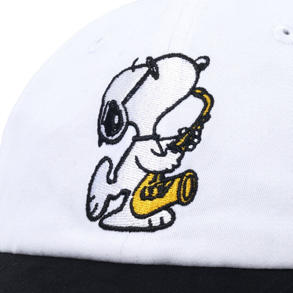 X Peanuts Jazz 6Panel Cap ピーナッツ ジャズ ロゴ パネル キャップ 帽子