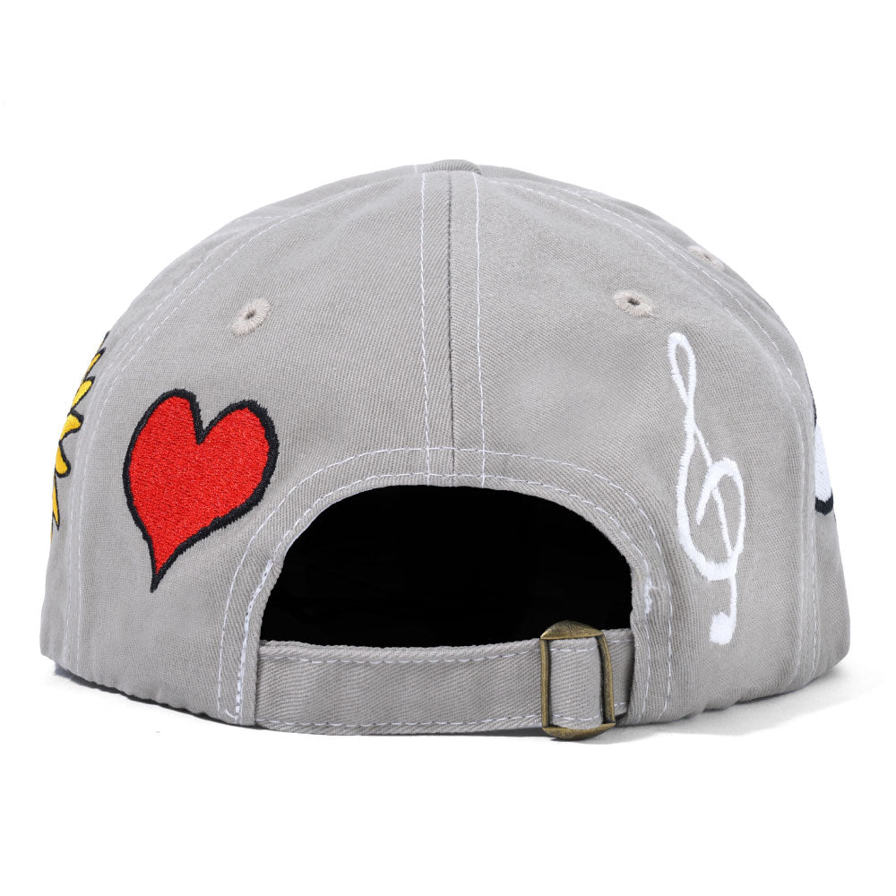 X Peanuts Dance 6Panel Cap ピーナッツ ダンス ロゴ パネル キャップ 帽子