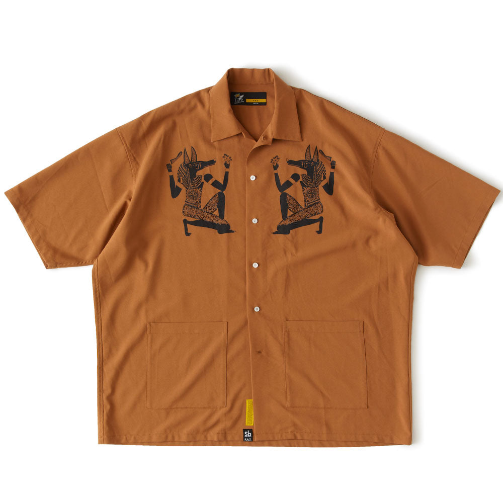 FAT(エフエーティー) H.R."Anuvis" S/S Shirt HUSKYROUNDUP 半袖 シャツ