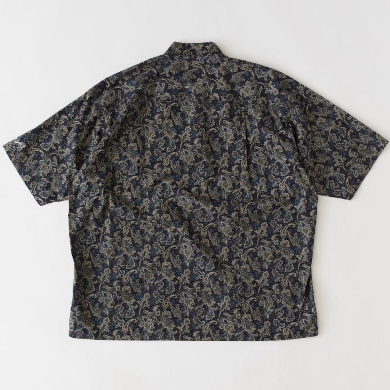 Vine Paisley S/S Shirt ペイズリー BIGシルエット 半袖 シャツ