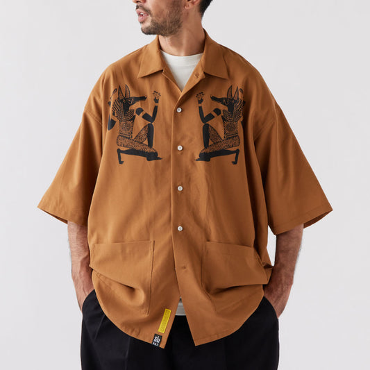 FAT(エフエーティー) H.R."Anuvis" S/S Shirt HUSKYROUNDUP 半袖 シャツ