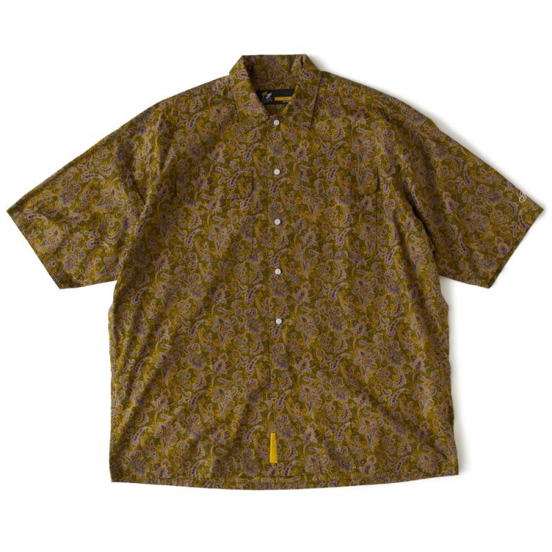 Vine Paisley S/S Shirt ペイズリー BIGシルエット 半袖 シャツ