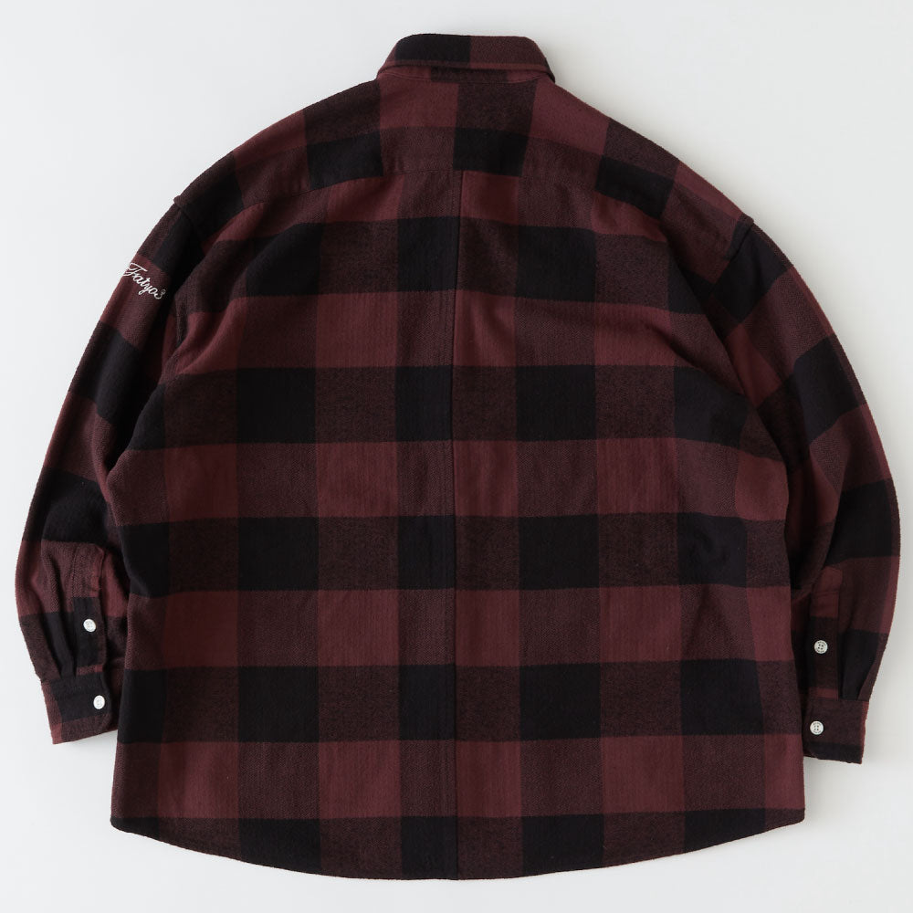 × Big Mac Buffalo L/S Block Check Shirt 長袖 ネルシャツ ブロック チェック コラボレーション シャツ