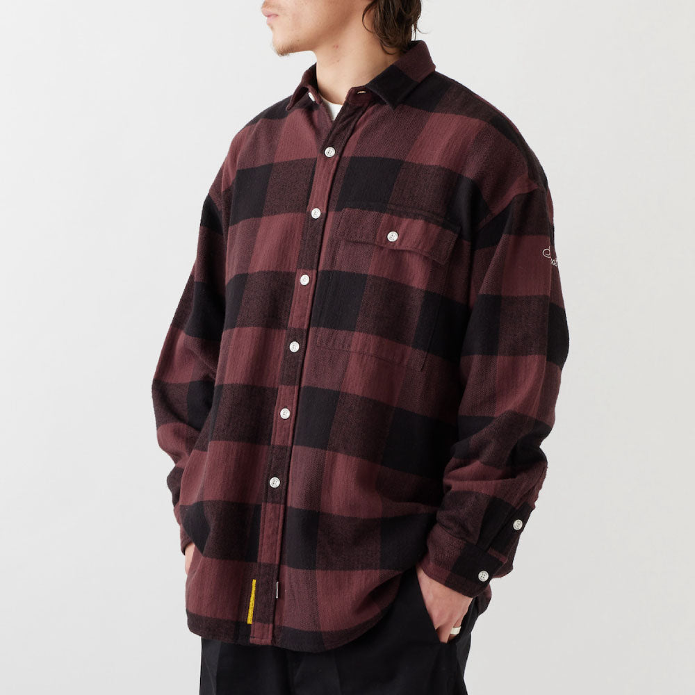 × Big Mac Buffalo L/S Block Check Shirt 長袖 ネルシャツ ブロック チェック コラボレーション シャツ