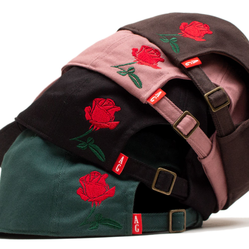 Rose Logo 6 Panel Cap ローズ ロゴ キャンプ キャップ 帽子