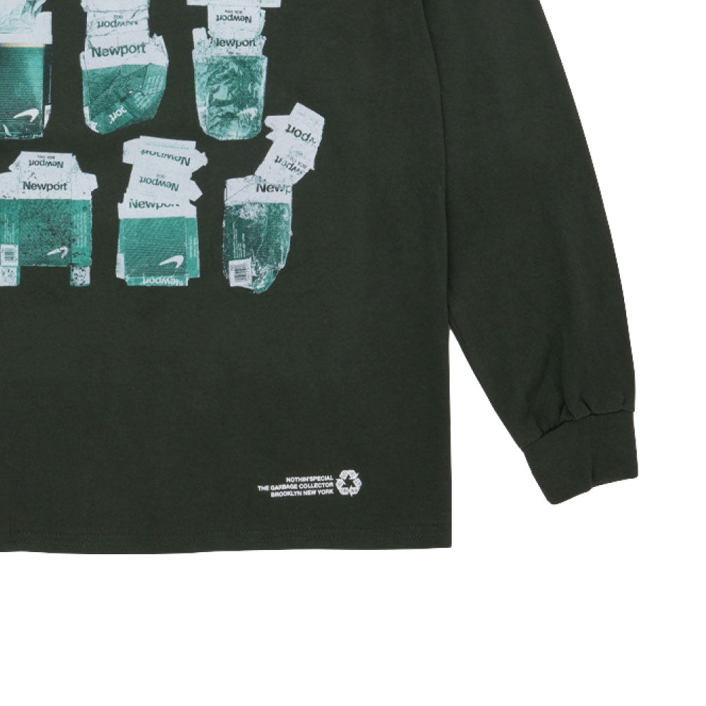 "THE GARBAGE COLLECTOR" × Newport Color L/S Tee ニューポート 長袖 Tシャツ