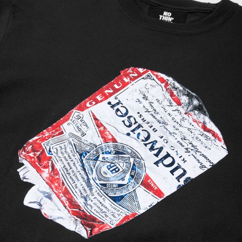 "THE GARBAGE COLLECTOR" × Budweiser L/S Tee バドワイザー 長袖 Tシャツ