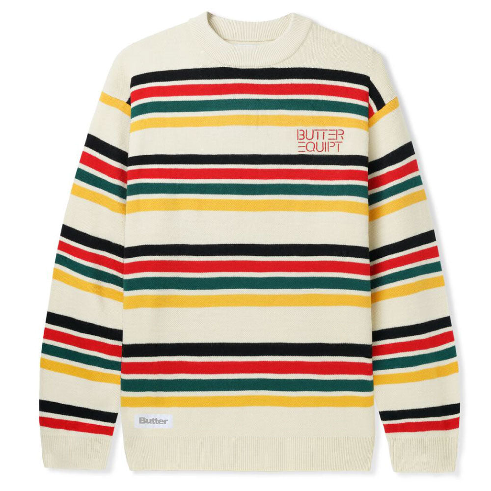 Stripe Knit Sweater ストライプ ボーダー クルーネック ニット セーター