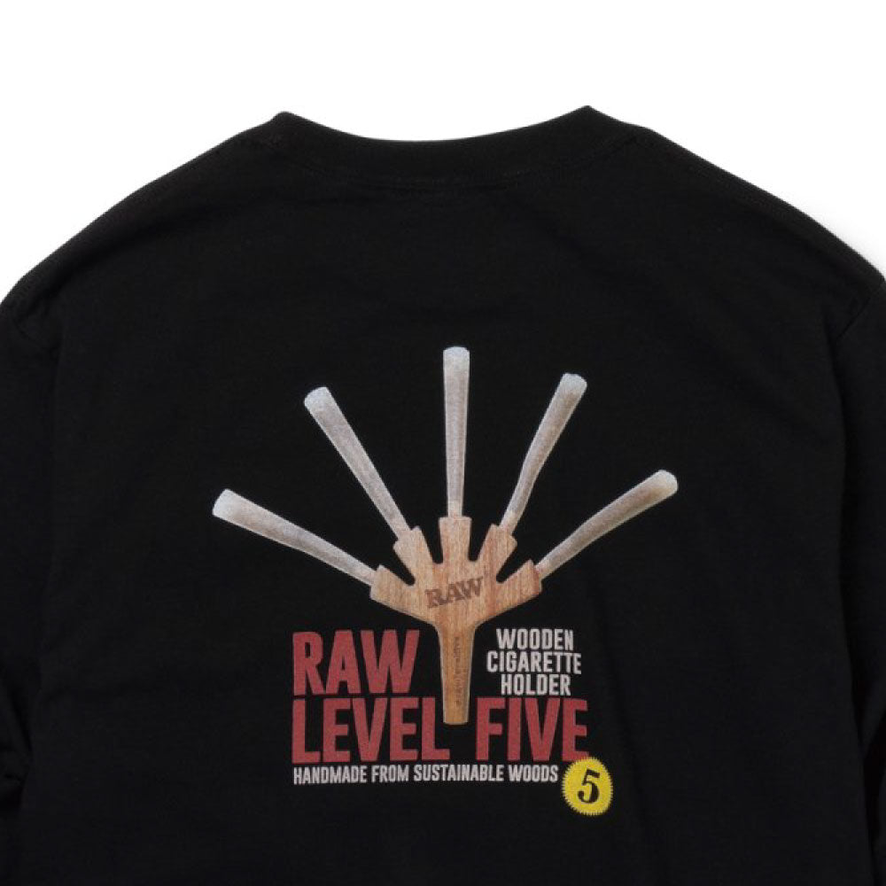 x RAW IB Hardware LEVEL5 L/S Tee 長袖 ロウ Tシャツ