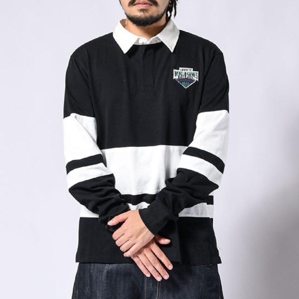 World Games Rugby L/S Shirt ラガー シャツ ロゴ 長袖 ラグビー Tシャツ