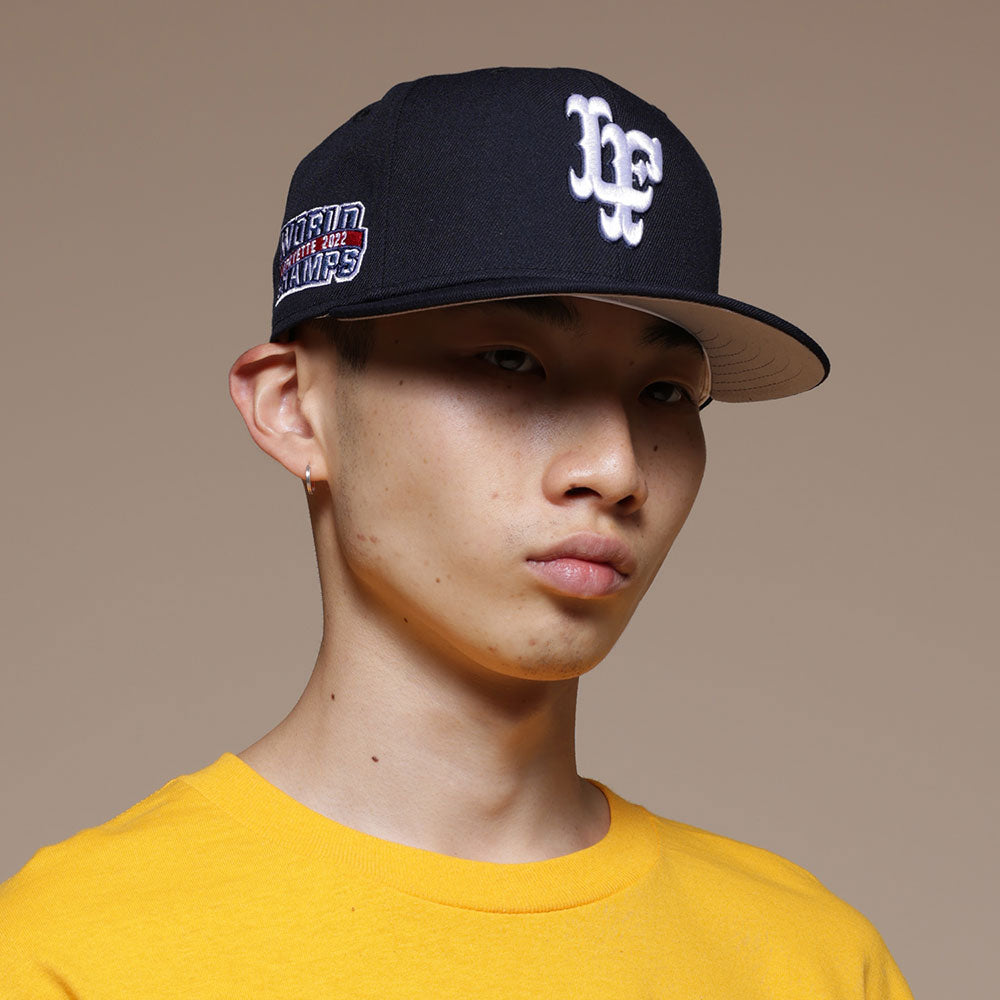 × New Era LF Logo 59Fifty World Champs Fitted Cap NVY ニューエラ キャップ 帽子