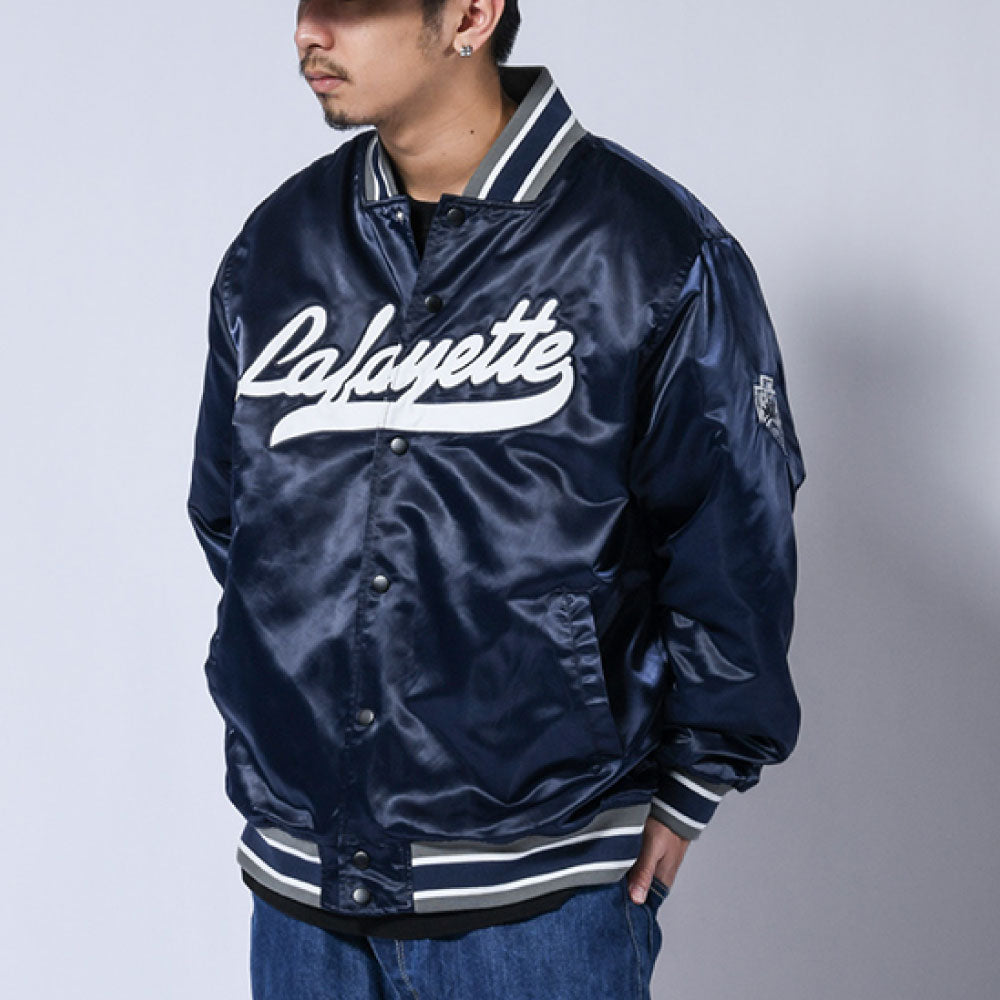 World Champs Satin Varsity Jacket ヴァーシティー スタジアム ナイロン ジャケット