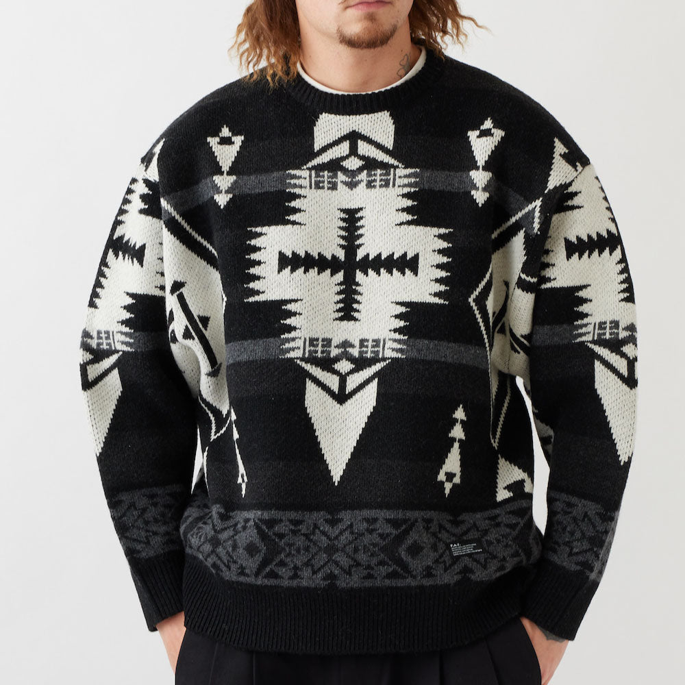 Heritage Crewneck Knit Native Sweater ネイティブ クルーネック ニット セーター