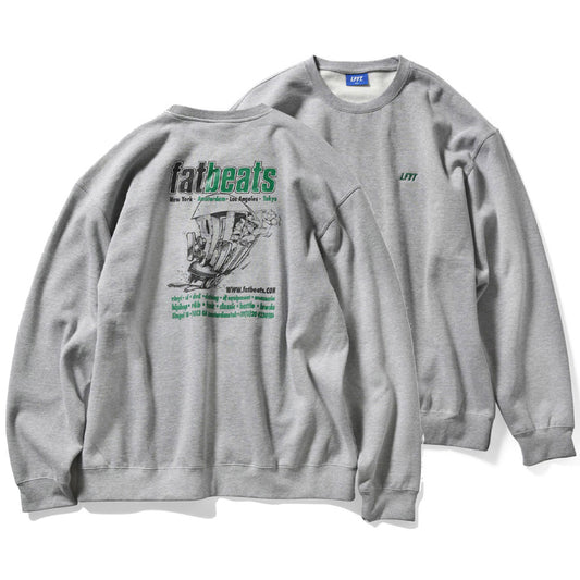 × Fatbeats Crewneck Sweatshirt ファットビーツ クルーネック スウェット シャツ