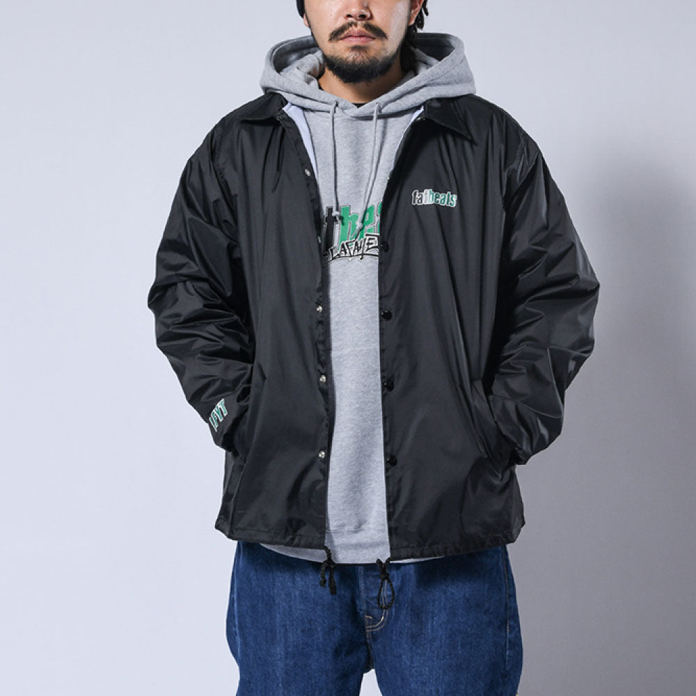 × Fatbeats Coach Jacket ファットビーツ ナイロン コーチ ジャケット