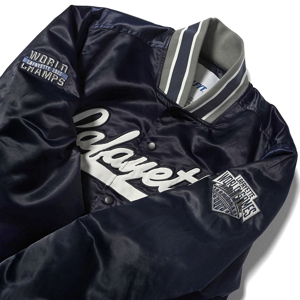 World Champs Satin Varsity Jacket ヴァーシティー スタジアム ナイロン ジャケット