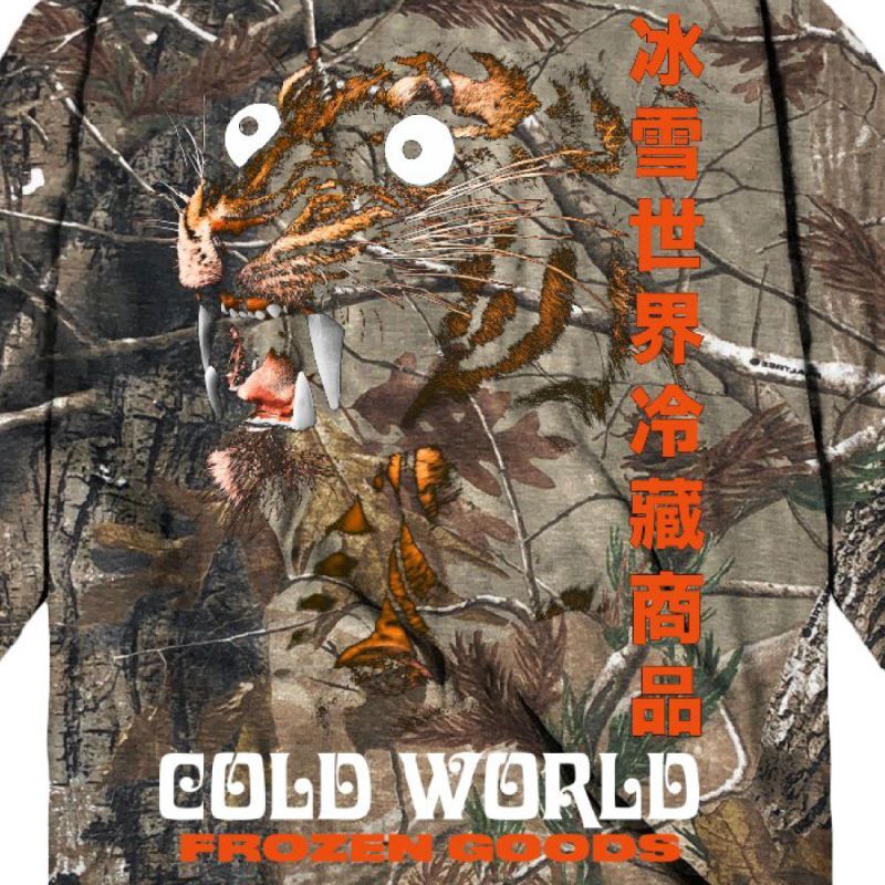 Frozen Goods Hidden Tiger L/S Tee 長袖 Tシャツ Real Tree Camo