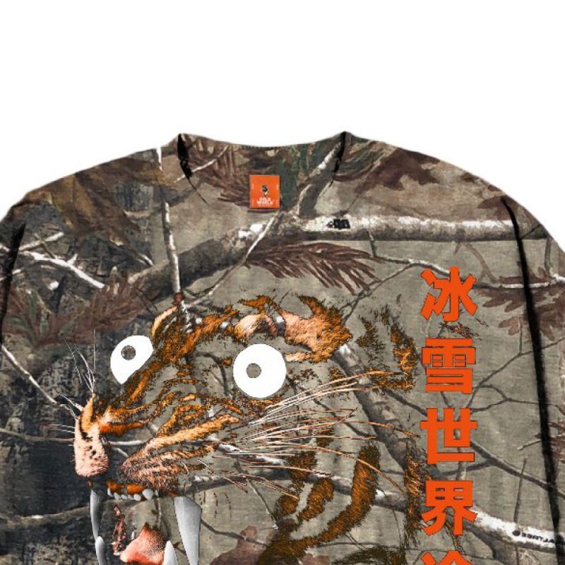 Frozen Goods Hidden Tiger L/S Tee 長袖 Tシャツ Real Tree Camo