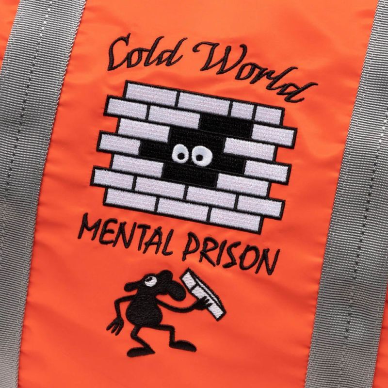 Frozen Goods × TAIKAN Mental Prison Flanker Tote Bag トート バッグ Orange