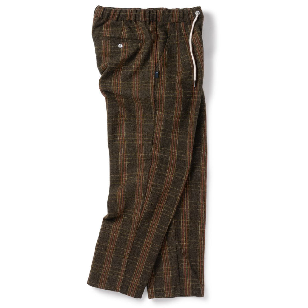 Farmer’s Plaid Trouser Pants チェック タック パンツ