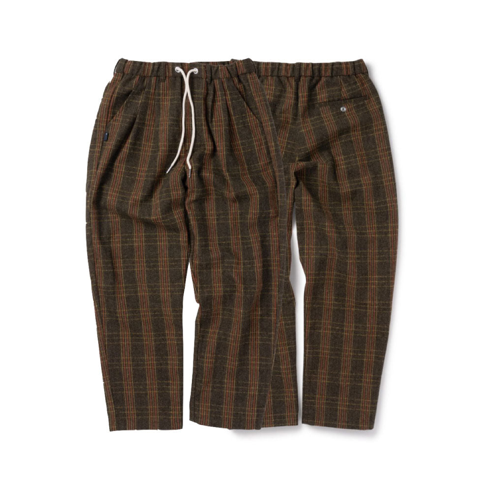 Farmer’s Plaid Trouser Pants チェック タック パンツ