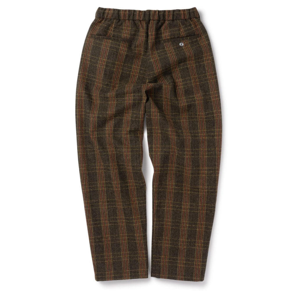 Farmer’s Plaid Trouser Pants チェック タック パンツ