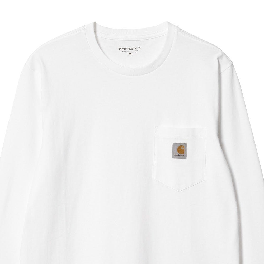 Logo Pocket L/S Tee ワンポイント ロゴ ポケット 長袖 Tシャツ