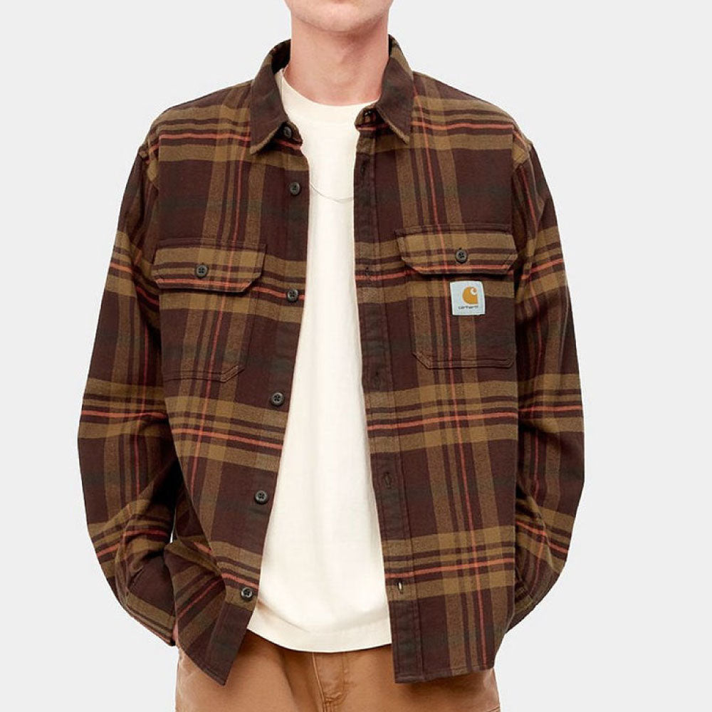 Wallace L/S Flannel Check Shirt コットン ヘリンボーン フランネル チェック ボタンダウン 長袖 シャツ