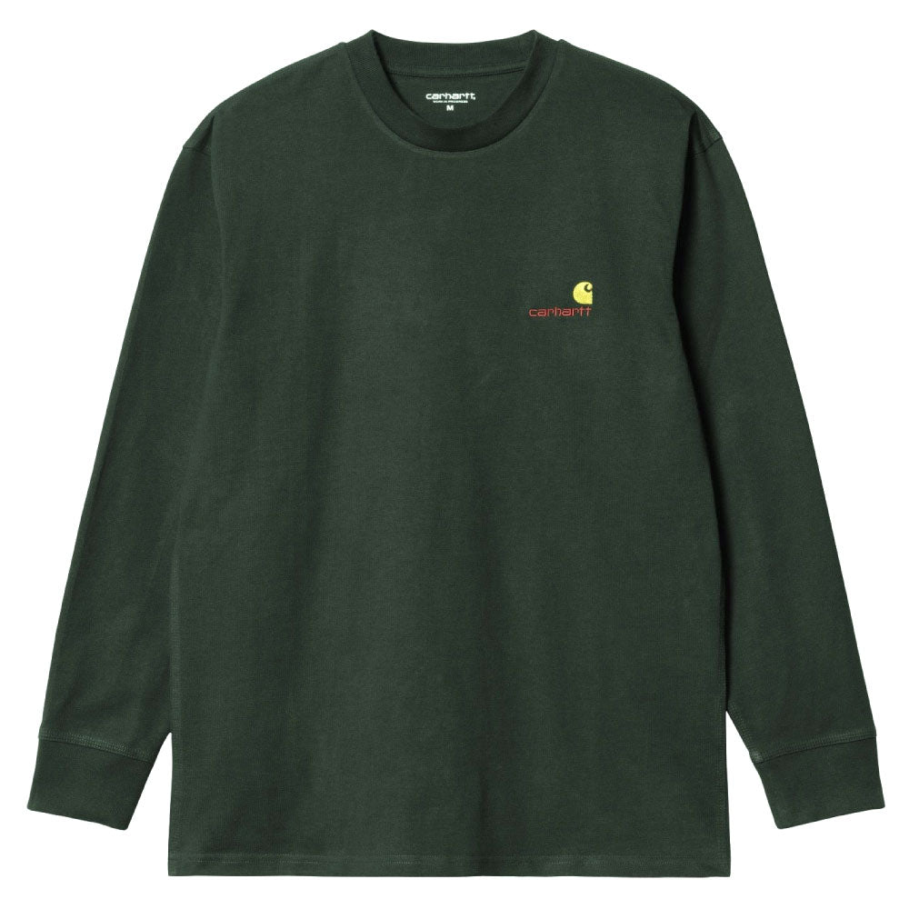 American Script L/S Tee 長袖 ロゴ Tシャツ