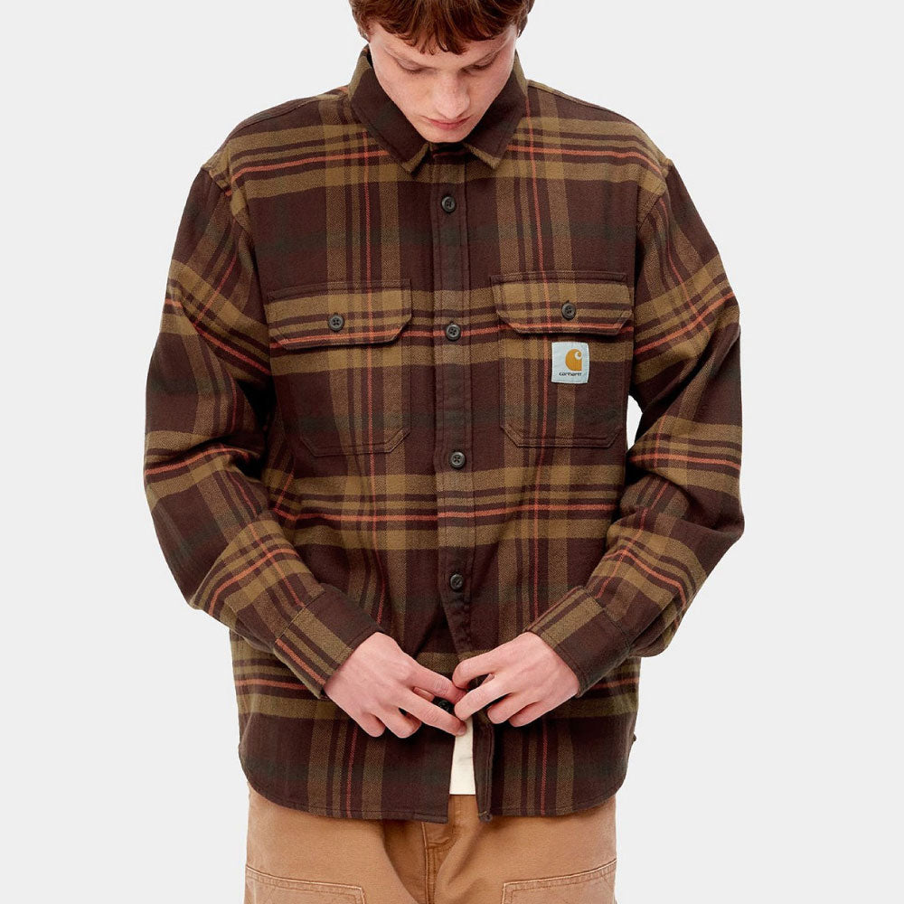 Wallace L/S Flannel Check Shirt コットン ヘリンボーン フランネル チェック ボタンダウン 長袖 シャツ