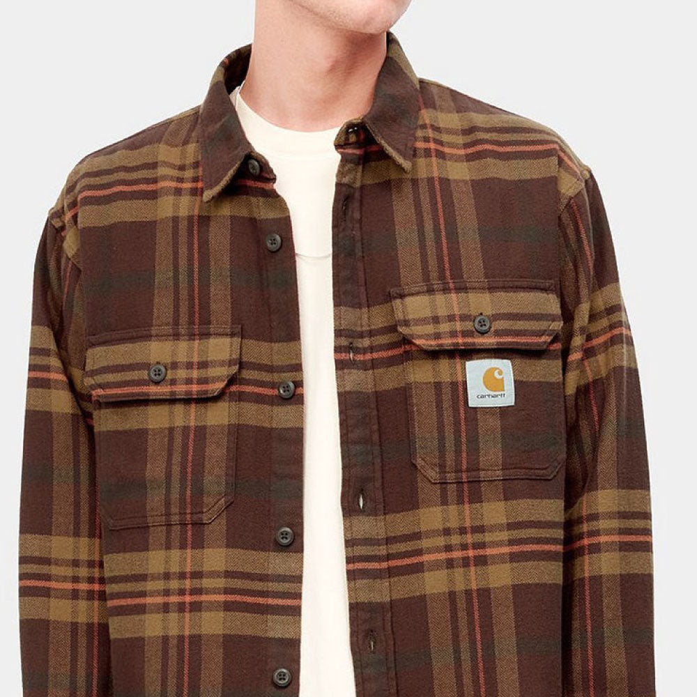 Wallace L/S Flannel Check Shirt コットン ヘリンボーン フランネル チェック ボタンダウン 長袖 シャツ